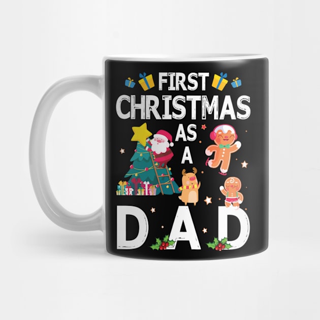 First Christmas As A Dad Merry Xmas Noel Day Father by bakhanh123